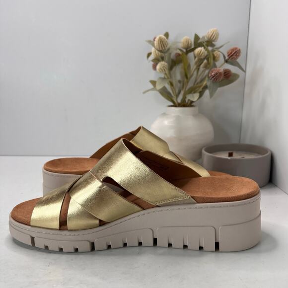 Vionic Uptown Sunset Leather Criss Cross Sandal Comfort Black Women's 13M NWOB - Picture 6 of 10